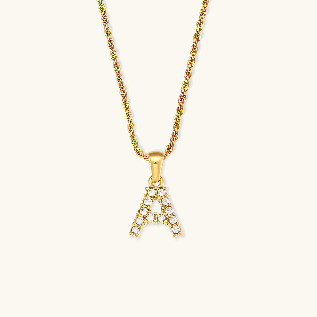 Maeve - Diamantkette mit Initialen
