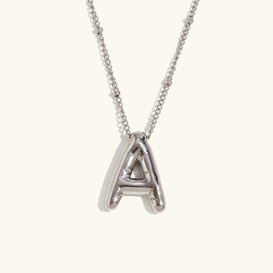 Goldenes Initialen-Halsband Balloon
