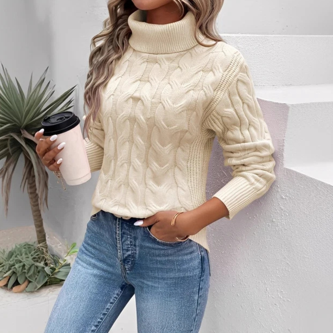Amélie - Komfortabler Rollkragenpullover