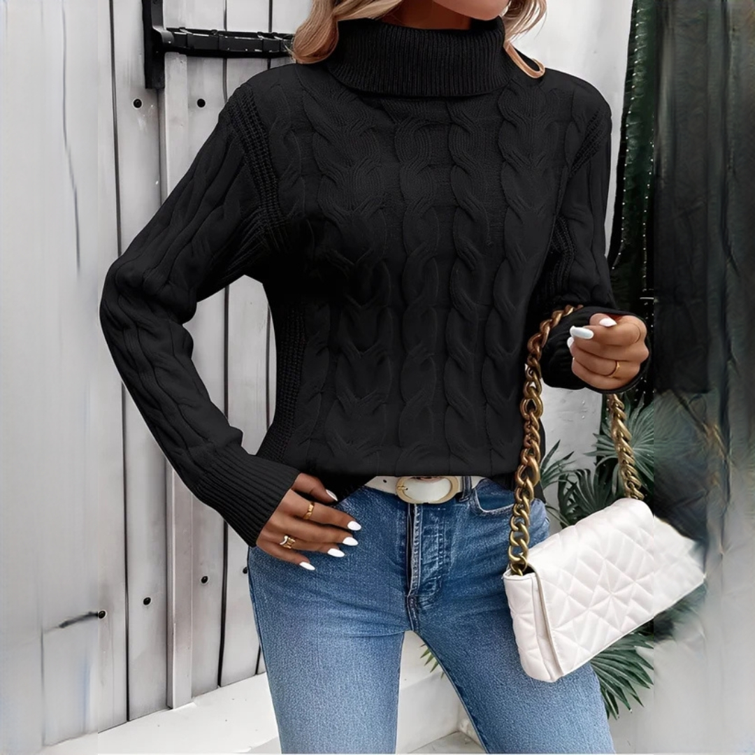 Amélie - Komfortabler Rollkragenpullover