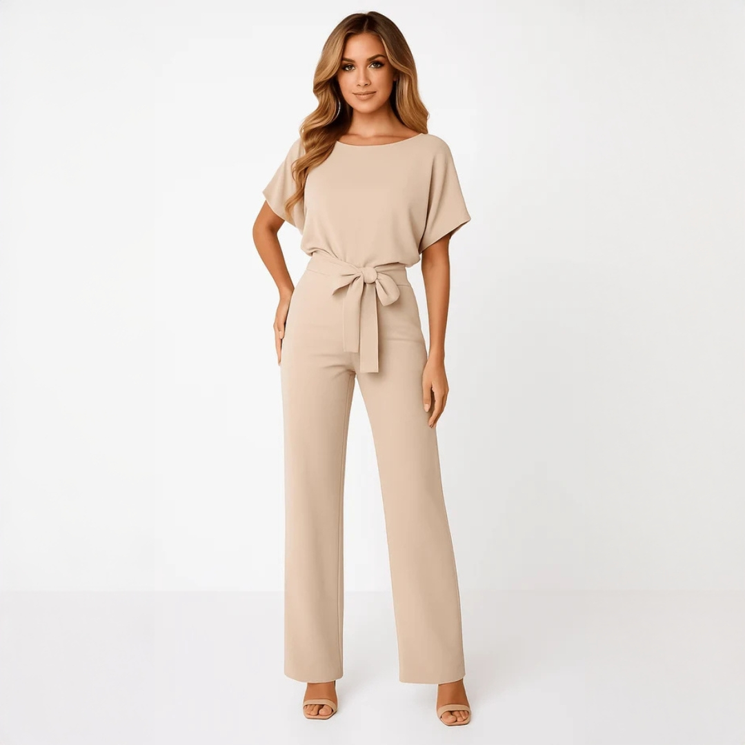 Nora - Stilvoller Jumpsuit mit Gürtel