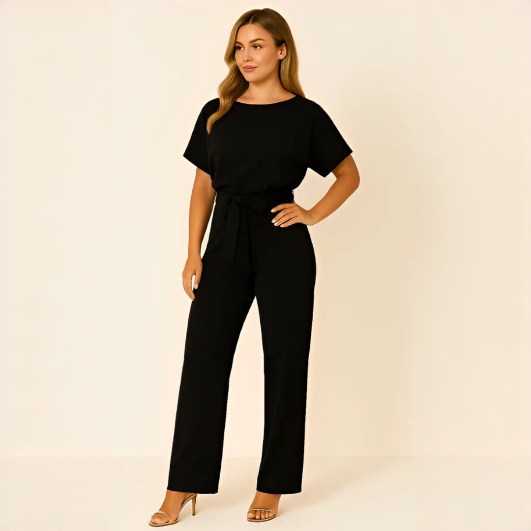 Nora - Stilvoller Jumpsuit mit Gürtel