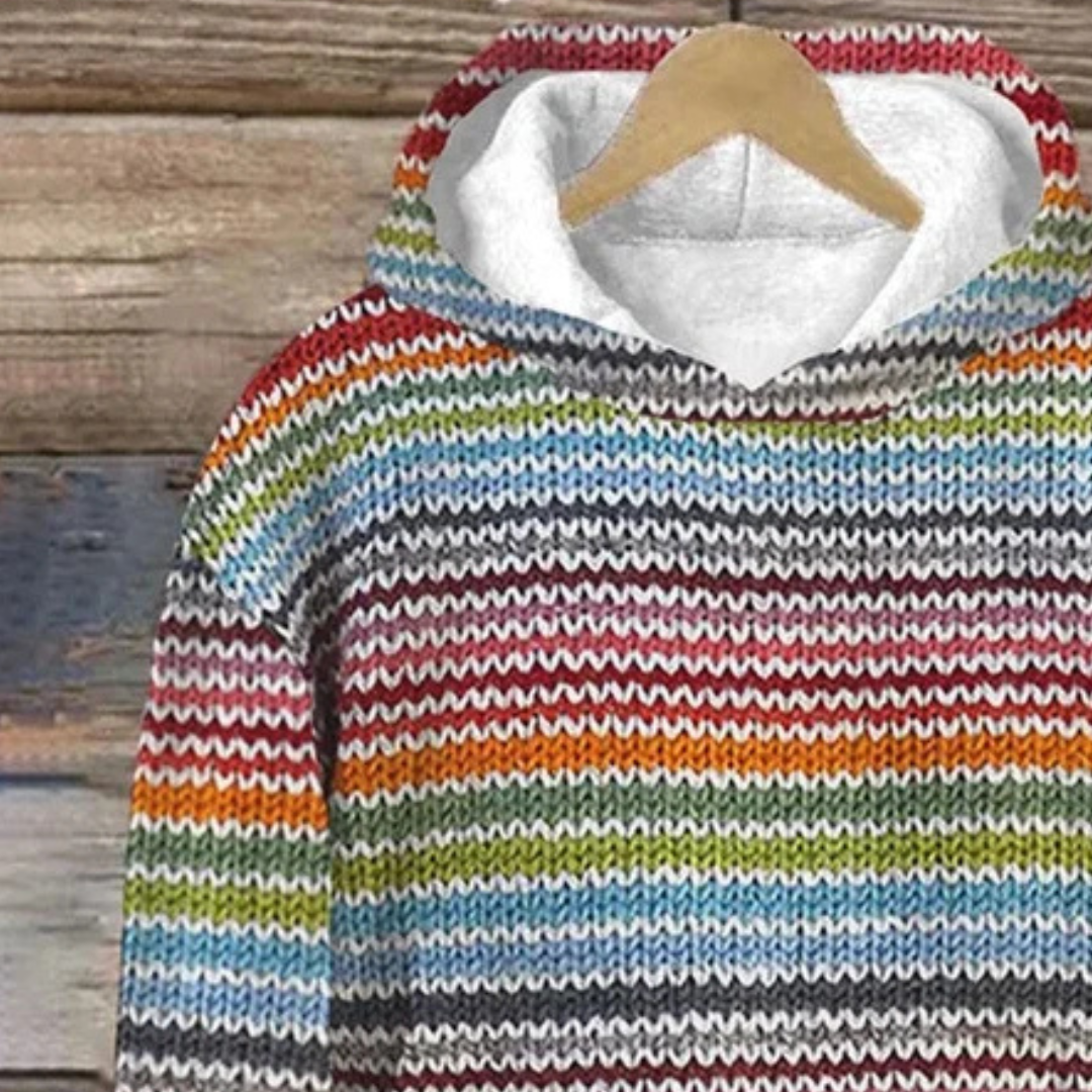 Maacah - Stilvolle Kapuzenjacke mit Streifen