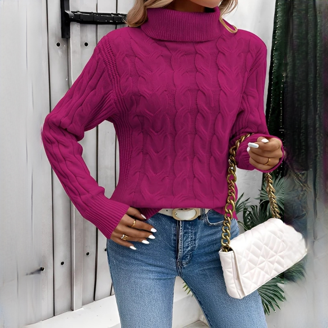 Amélie - Komfortabler Rollkragenpullover