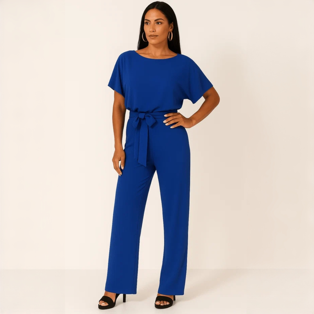 Nora - Stilvoller Jumpsuit mit Gürtel