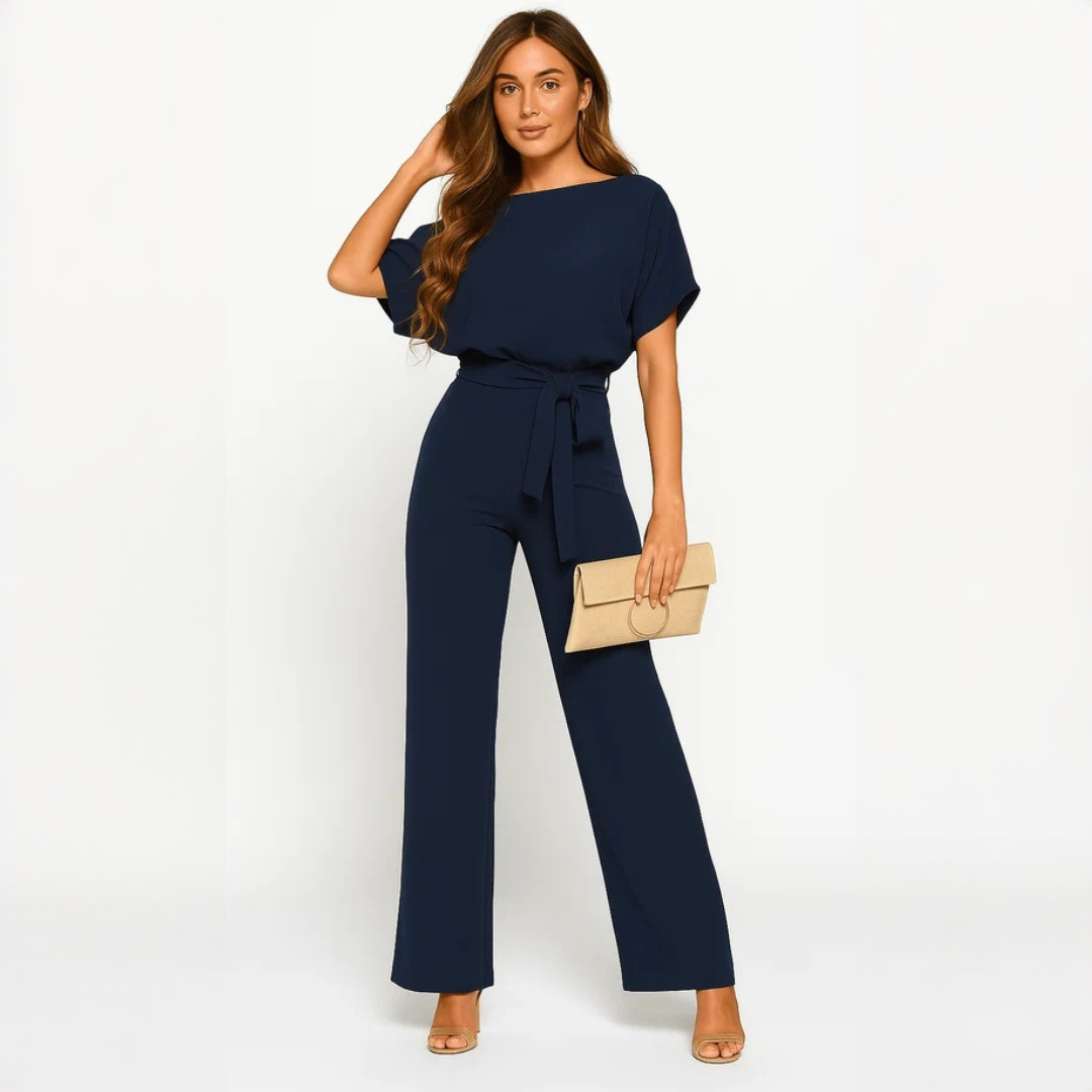 Nora - Stilvoller Jumpsuit mit Gürtel