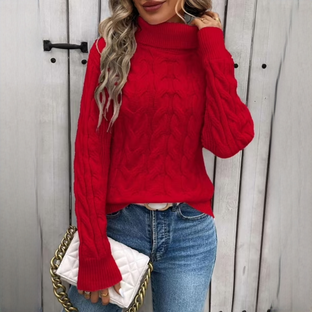 Amélie - Komfortabler Rollkragenpullover