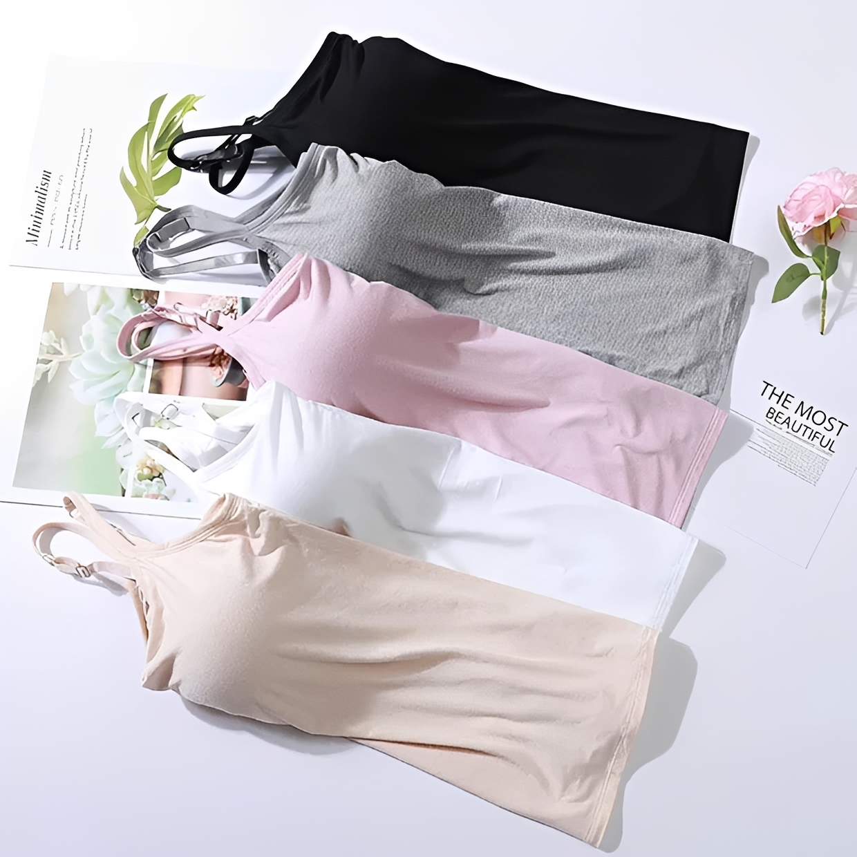 Selena - Elegantes Top mit integriertem BH