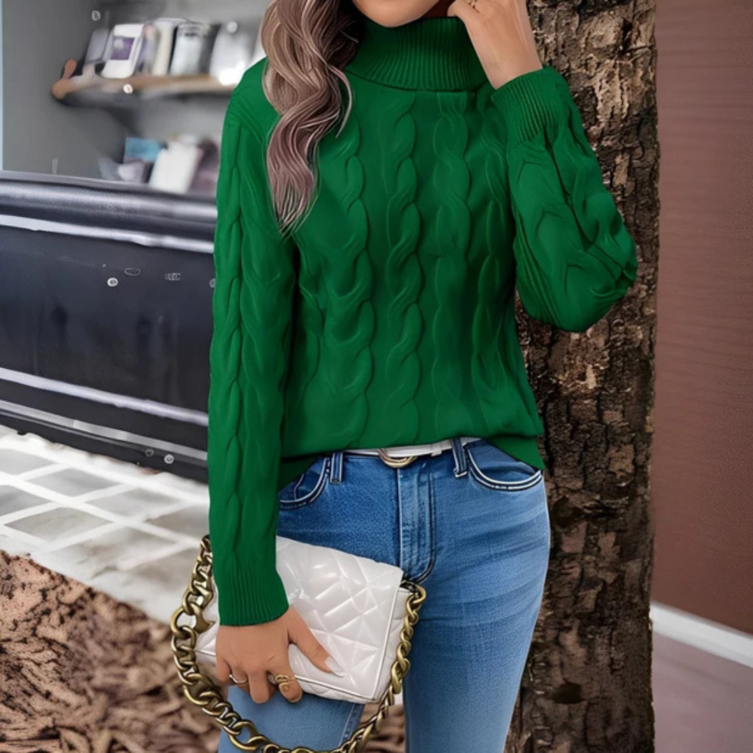 Amélie - Komfortabler Rollkragenpullover