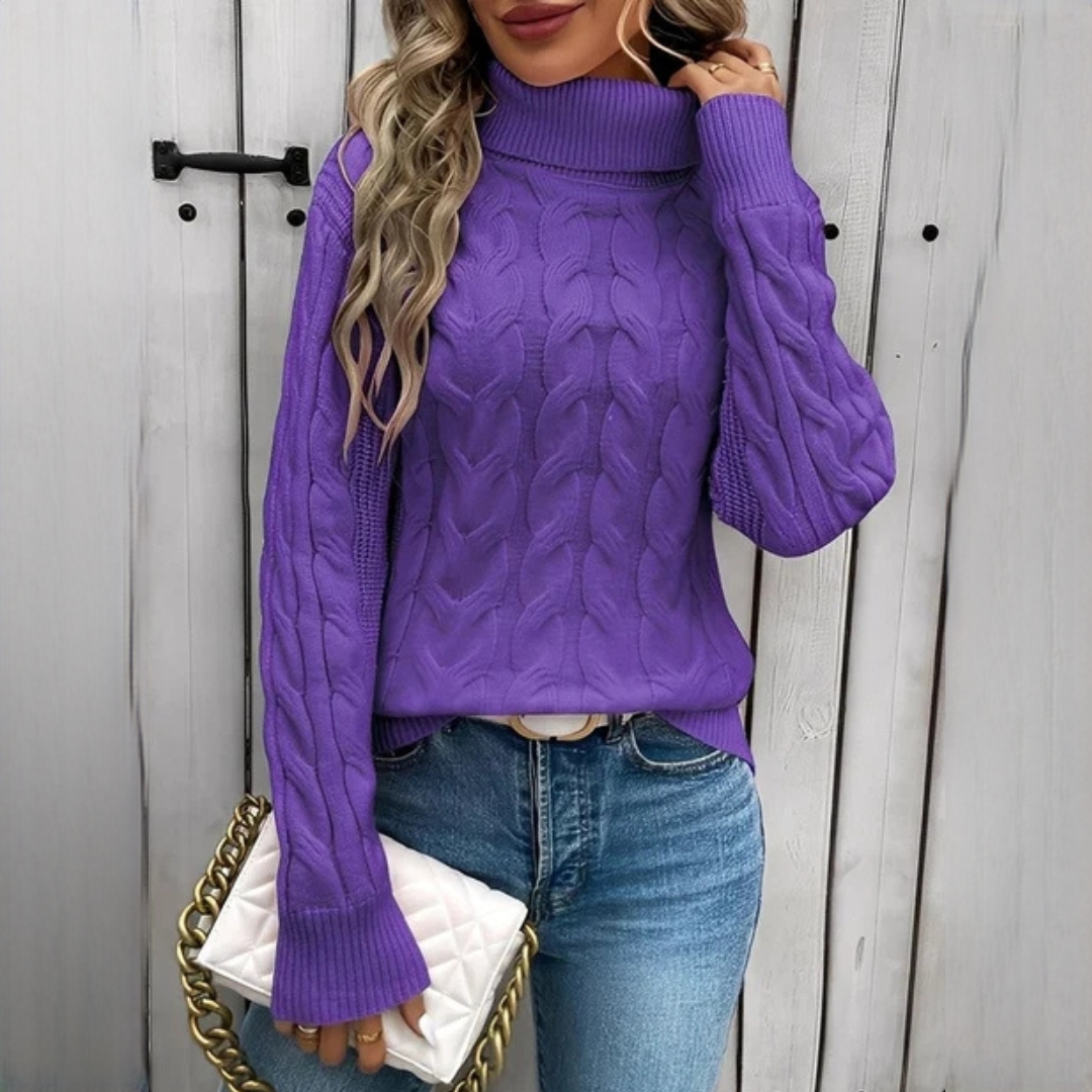 Amélie - Komfortabler Rollkragenpullover