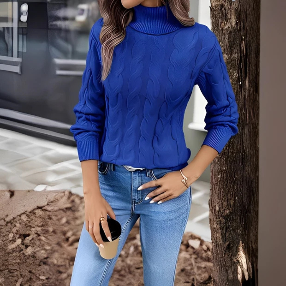 Amélie - Komfortabler Rollkragenpullover