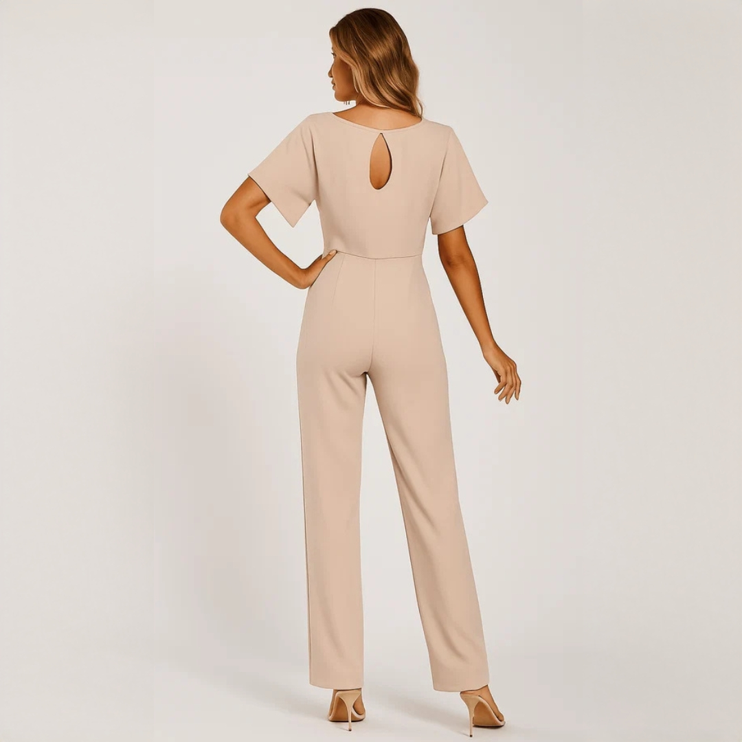 Nora - Stilvoller Jumpsuit mit Gürtel