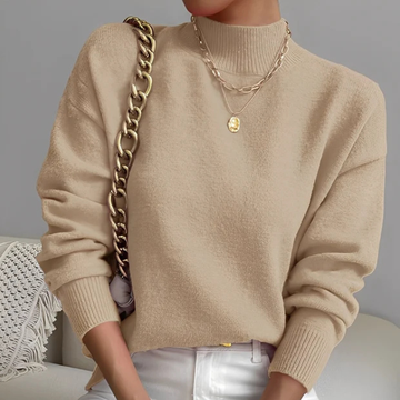 Roxana - Gemütlicher Pullover mit Stehkragen