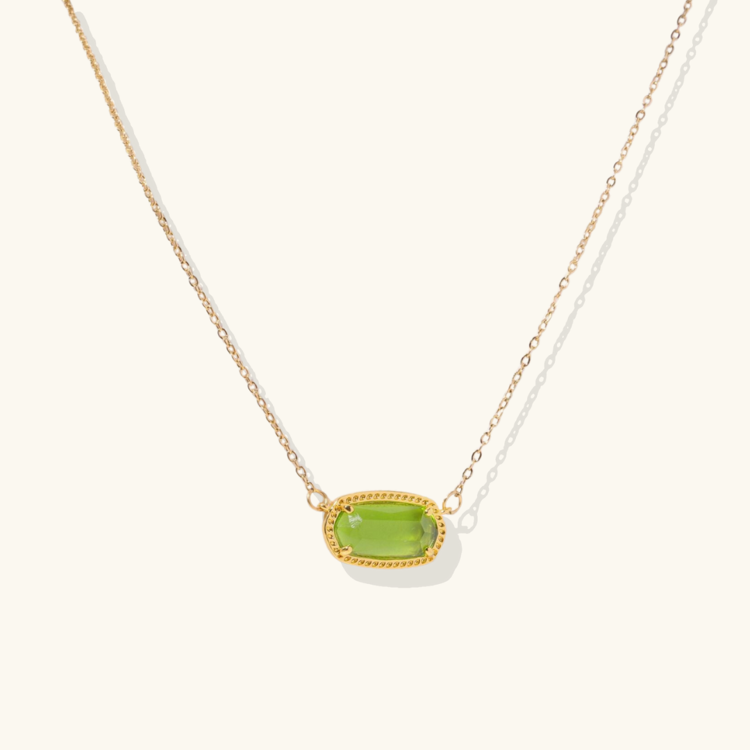 Viya – Elegante Geburtsstein-Kette