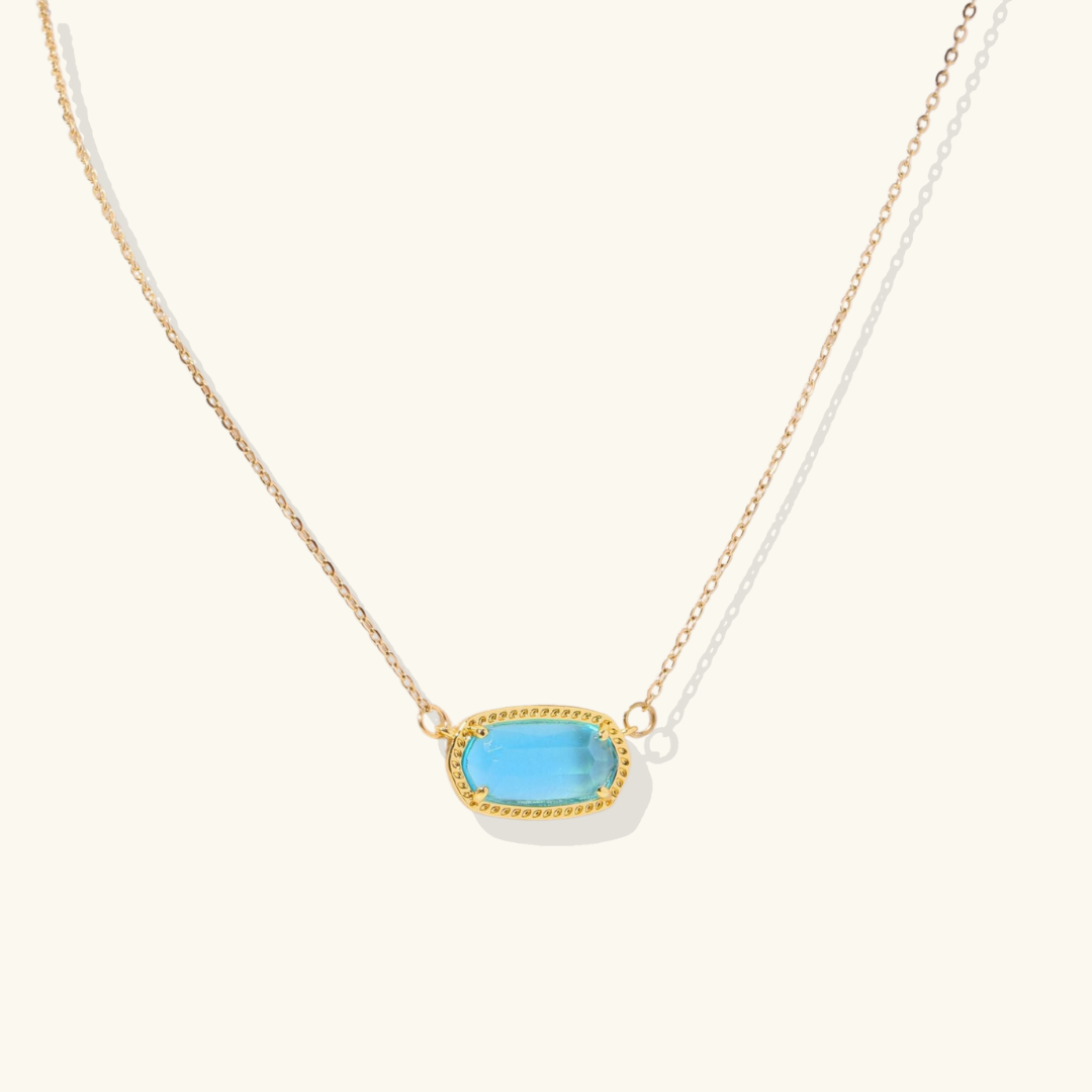 Viya – Elegante Geburtsstein-Kette