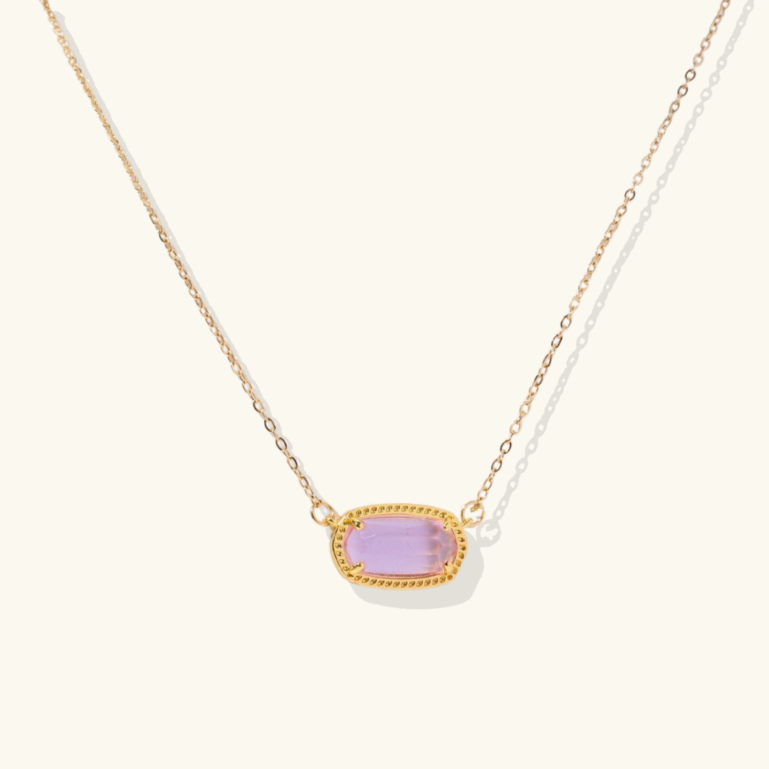 Viya – Elegante Geburtsstein-Kette