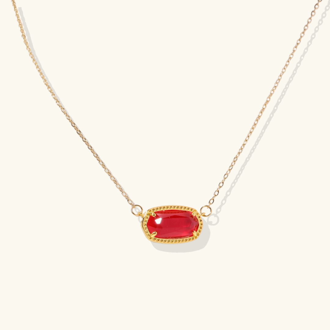 Viya – Elegante Geburtsstein-Kette