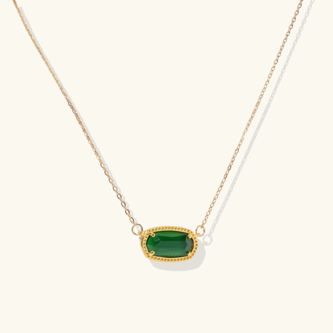 Viya – Elegante Geburtsstein-Kette
