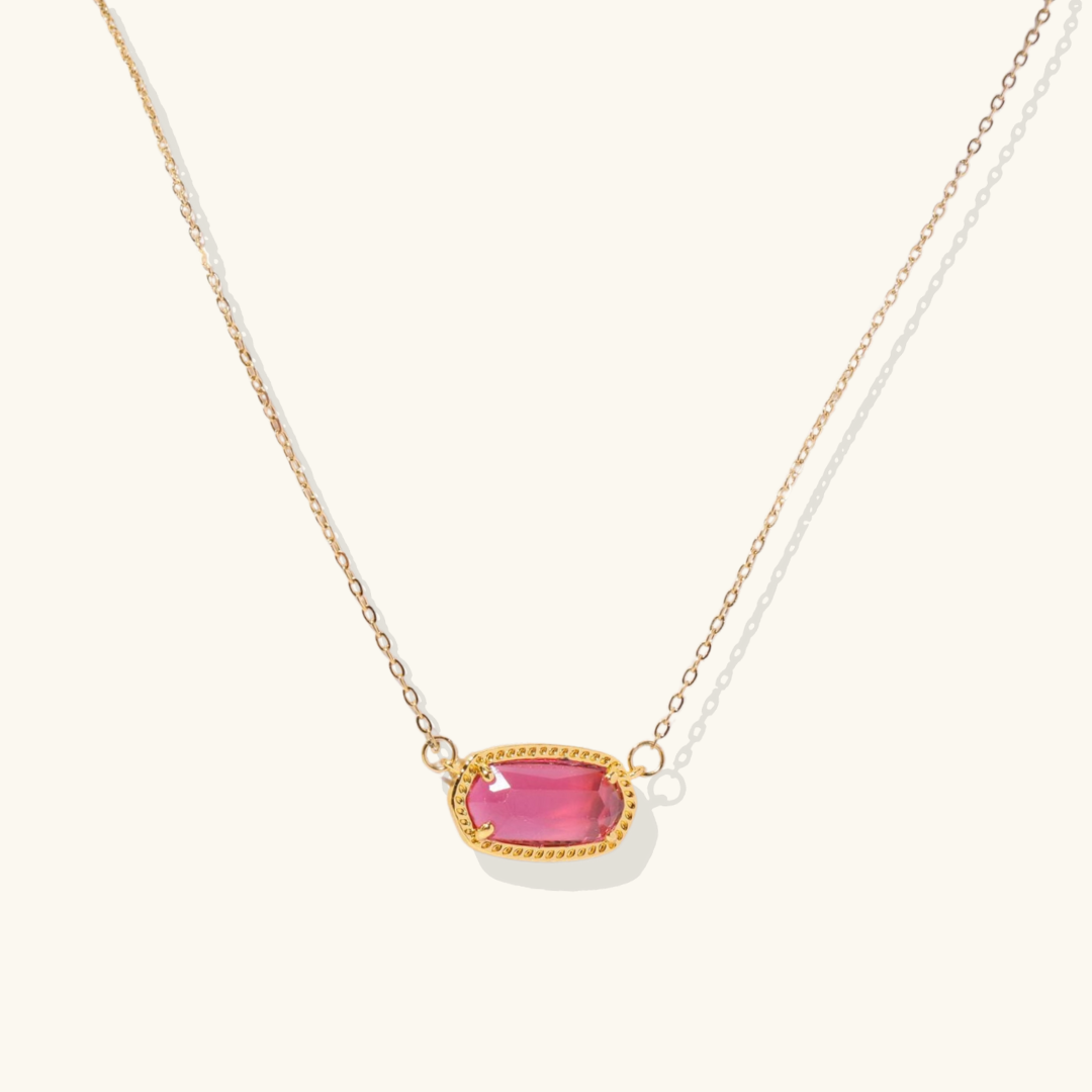 Viya – Elegante Geburtsstein-Kette