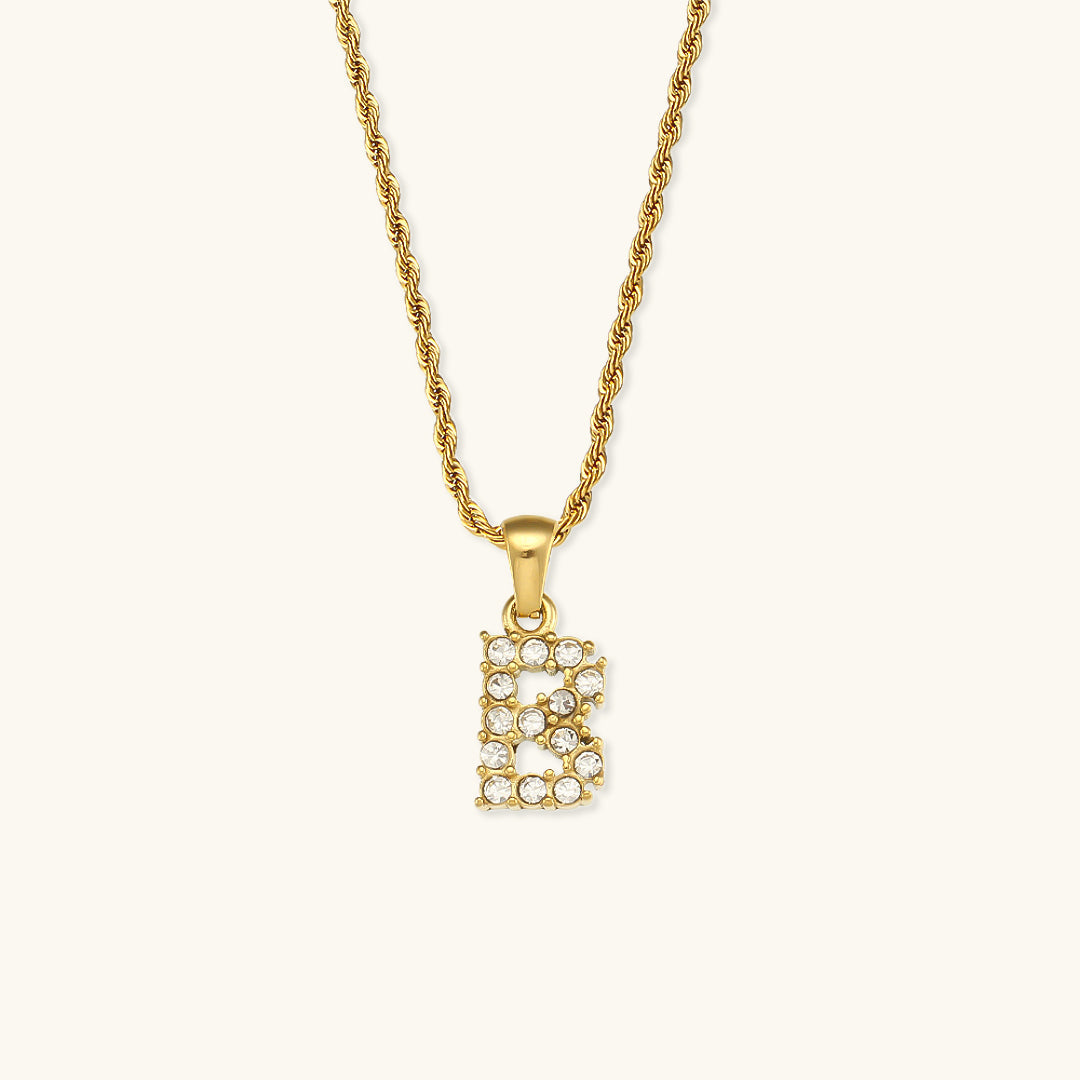 Maeve - Diamantkette mit Initialen