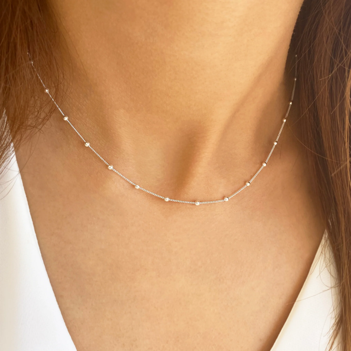 Choker Satellite - Luxuriöse goldene Halskette