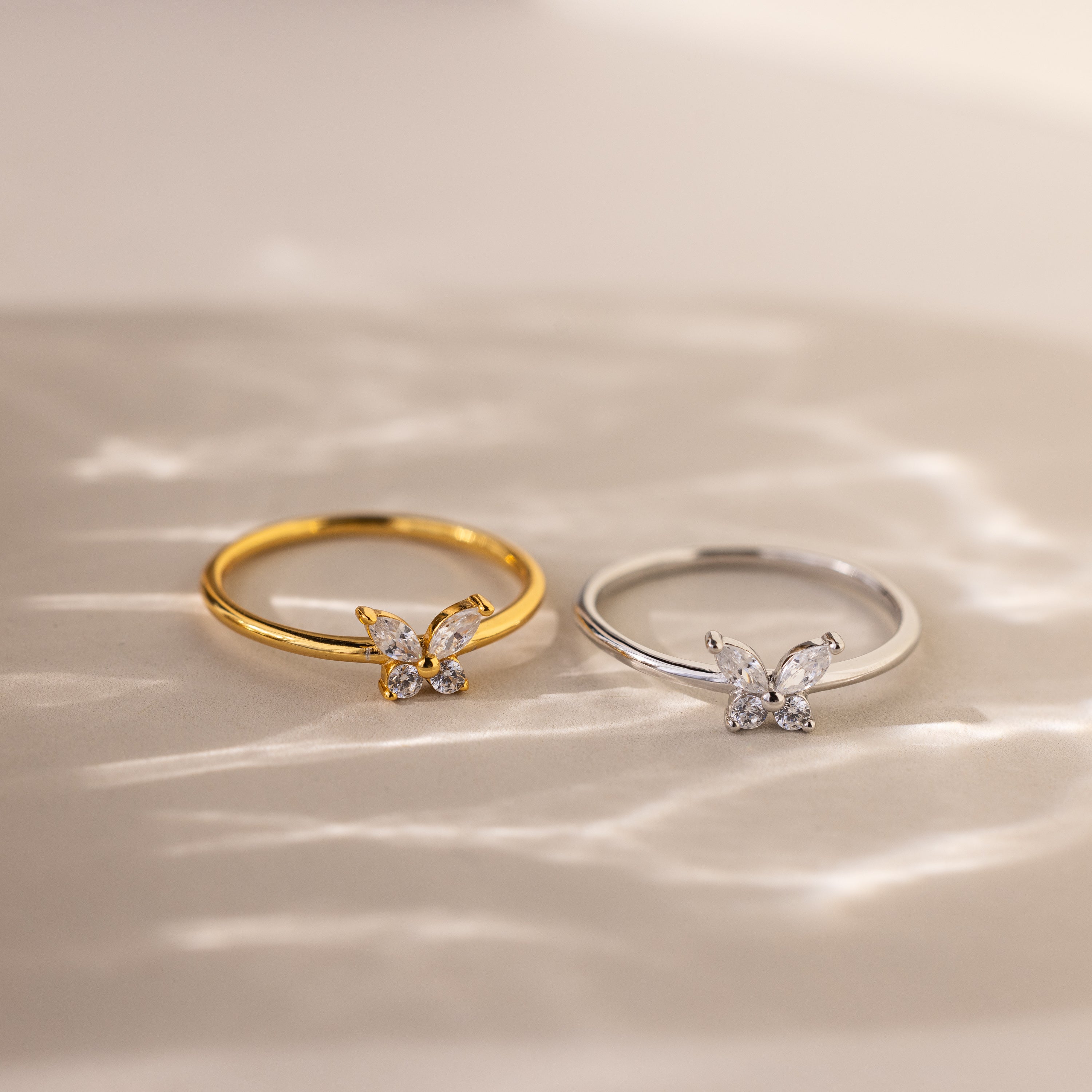 Schmetterling – Eleganter Diamantring