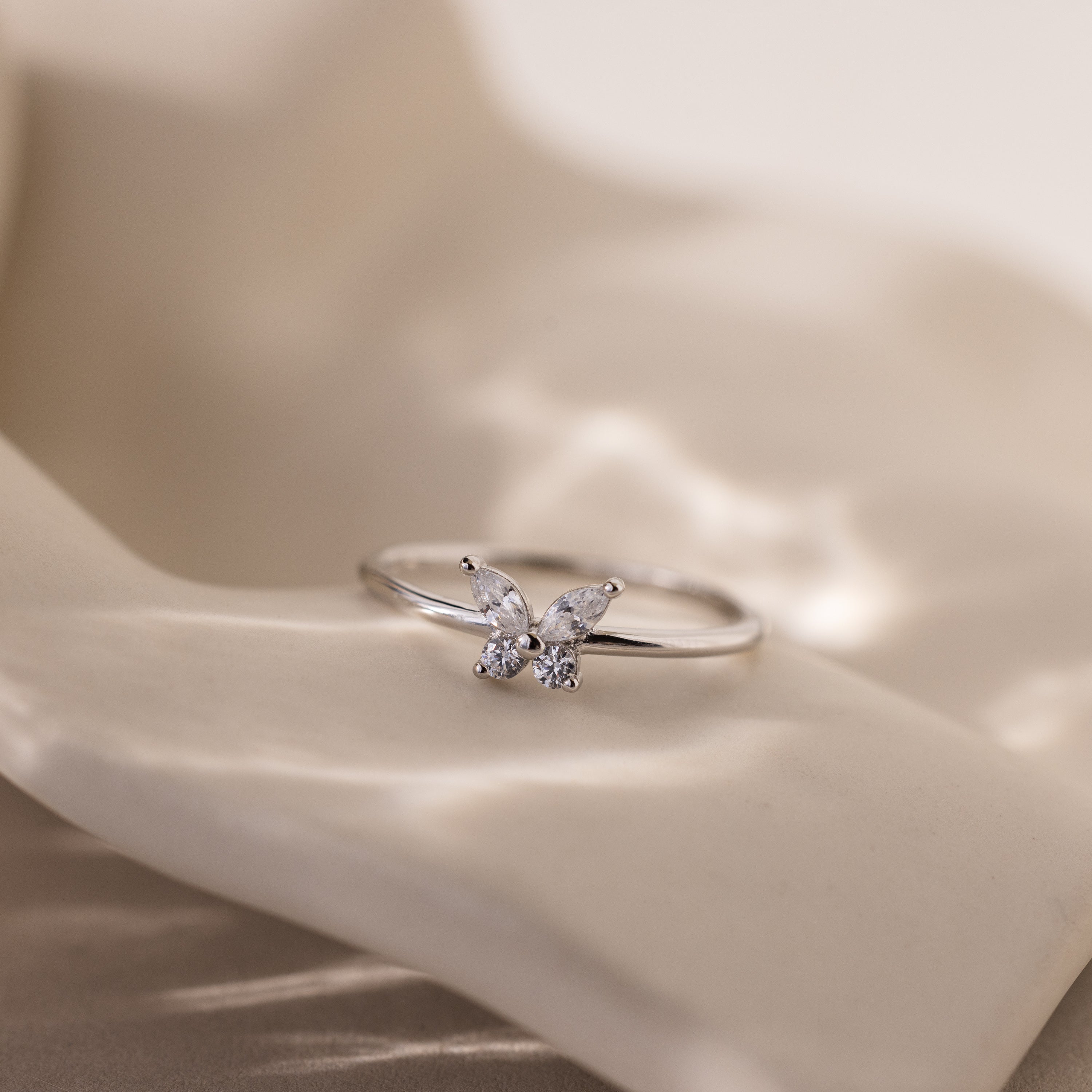 Schmetterling – Eleganter Diamantring