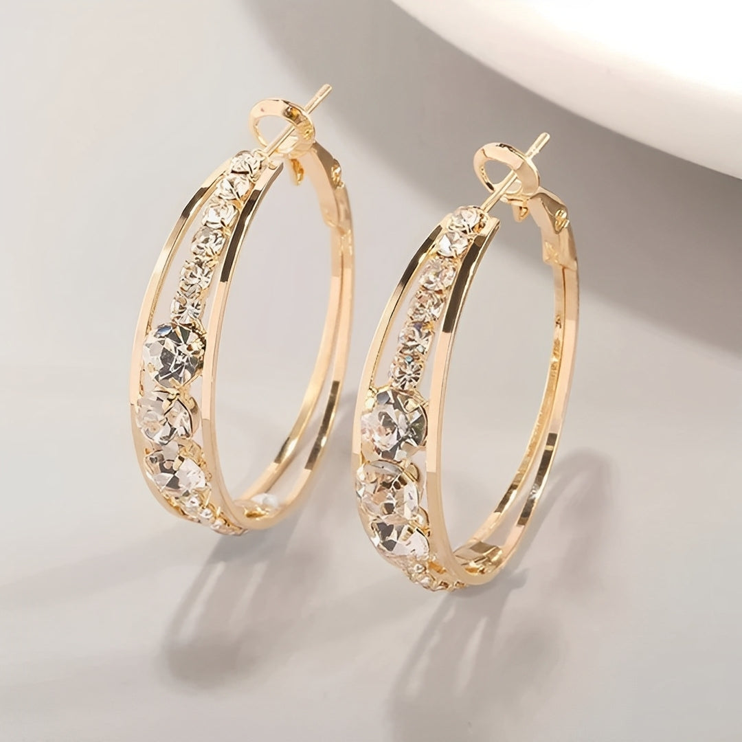 Alina – Elegante Hoops mit Glanz