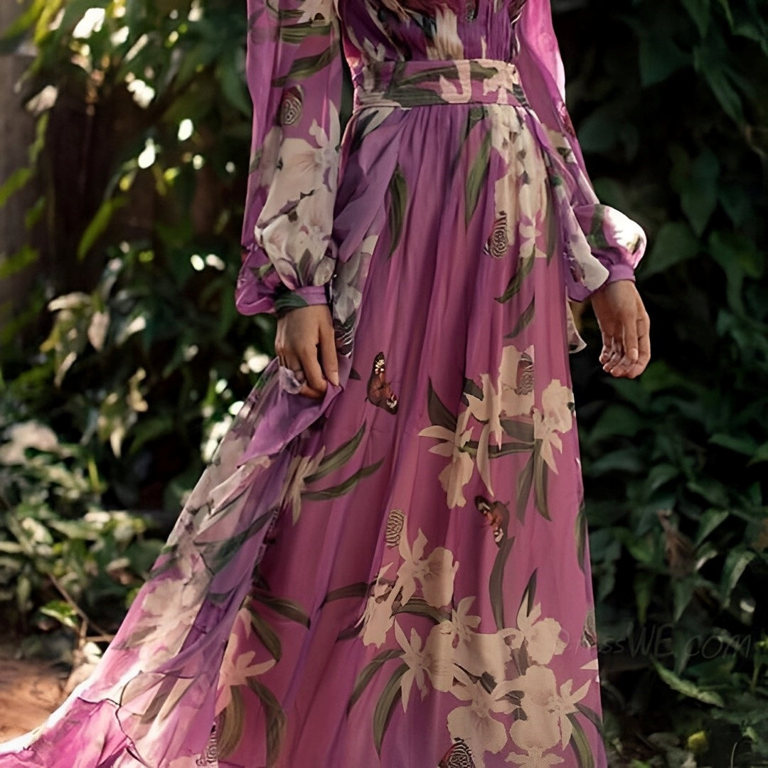 Theia - Luftiges und lockeres Blumenkleid