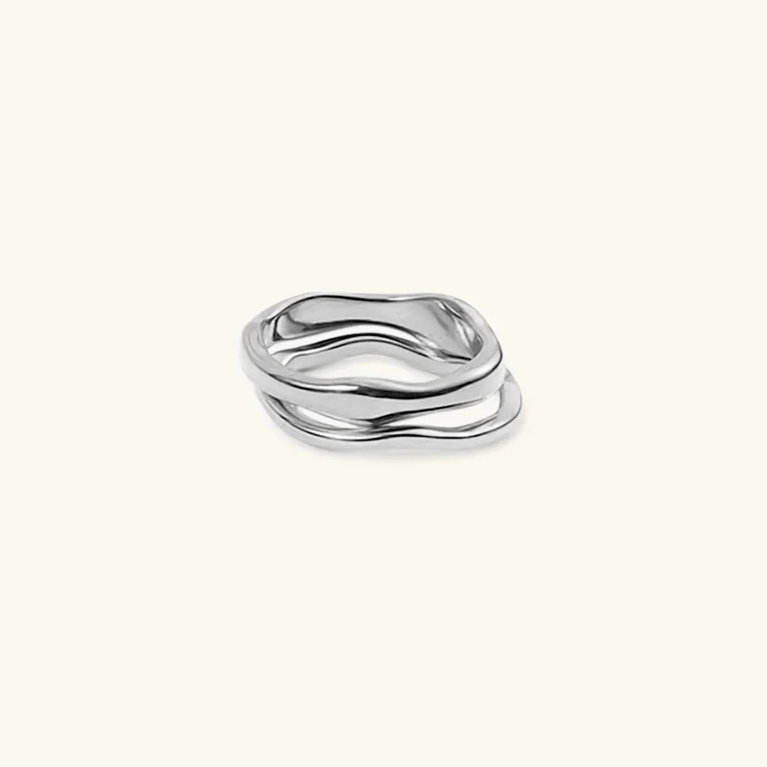 Dianne – Chic überlagerbarer goldener Ring