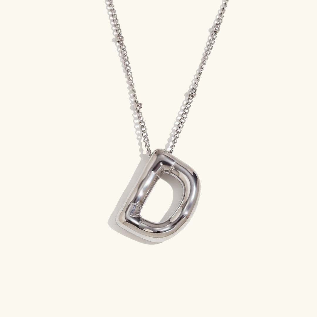 Goldenes Initialen-Halsband Balloon