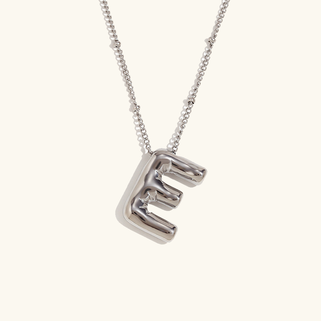 Goldenes Initialen-Halsband Balloon