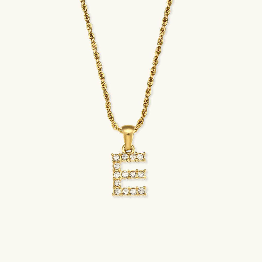 Maeve - Diamantkette mit Initialen