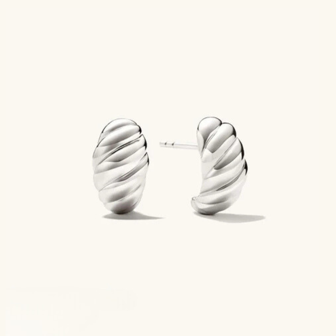 Ellie – Croissant-Ohrringe aus Gold