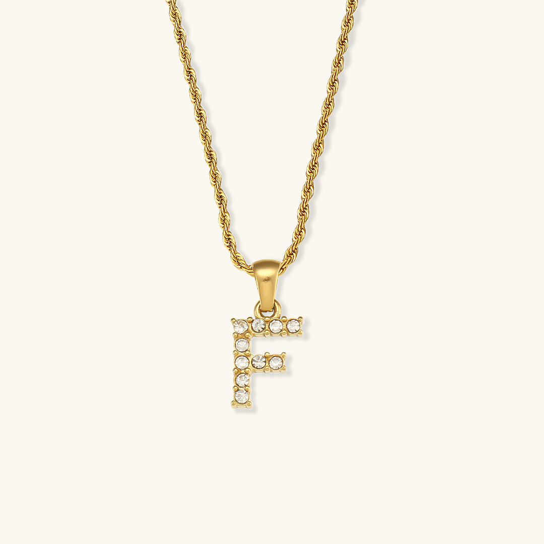 Maeve - Diamantkette mit Initialen
