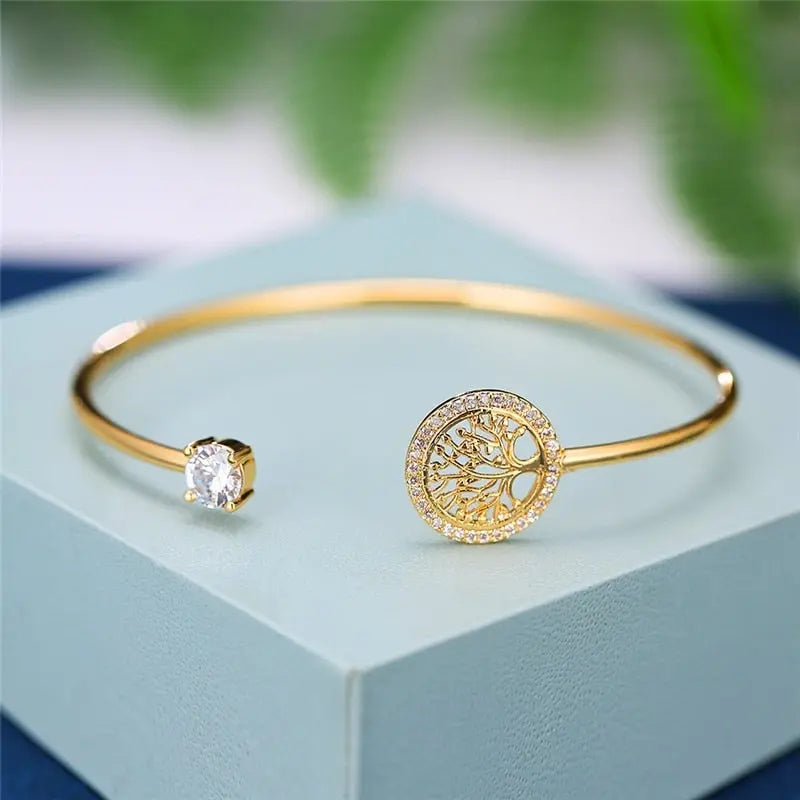 Aeriel – Verstellbares Armband mit Lebensbaum