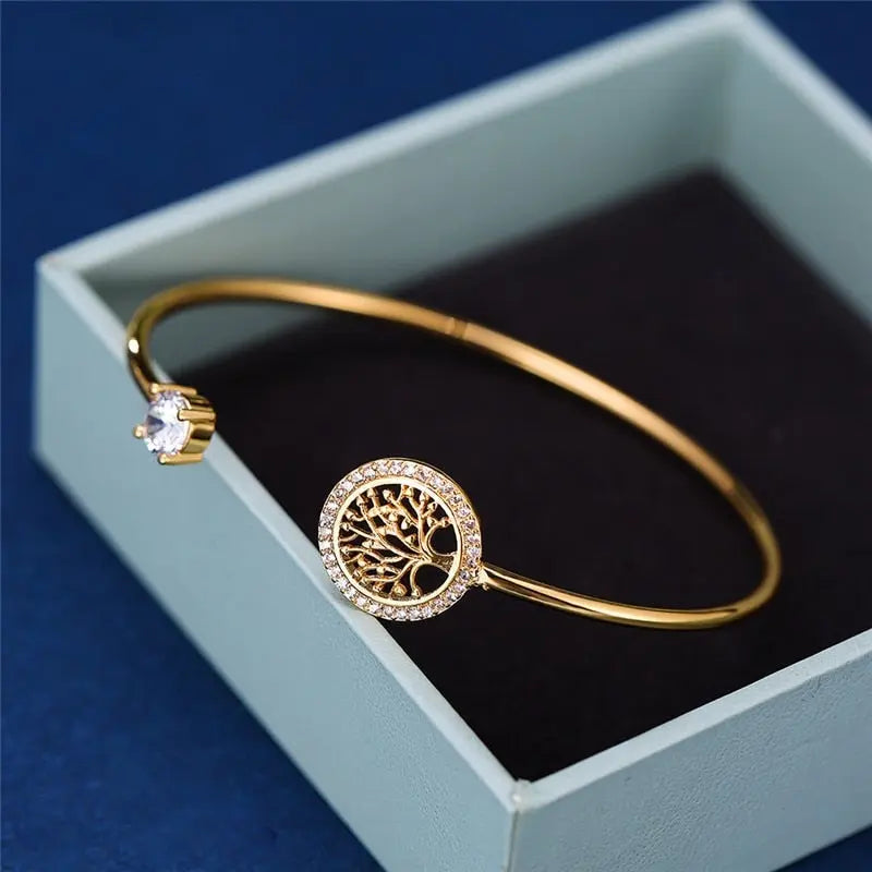 Aeriel – Verstellbares Armband mit Lebensbaum