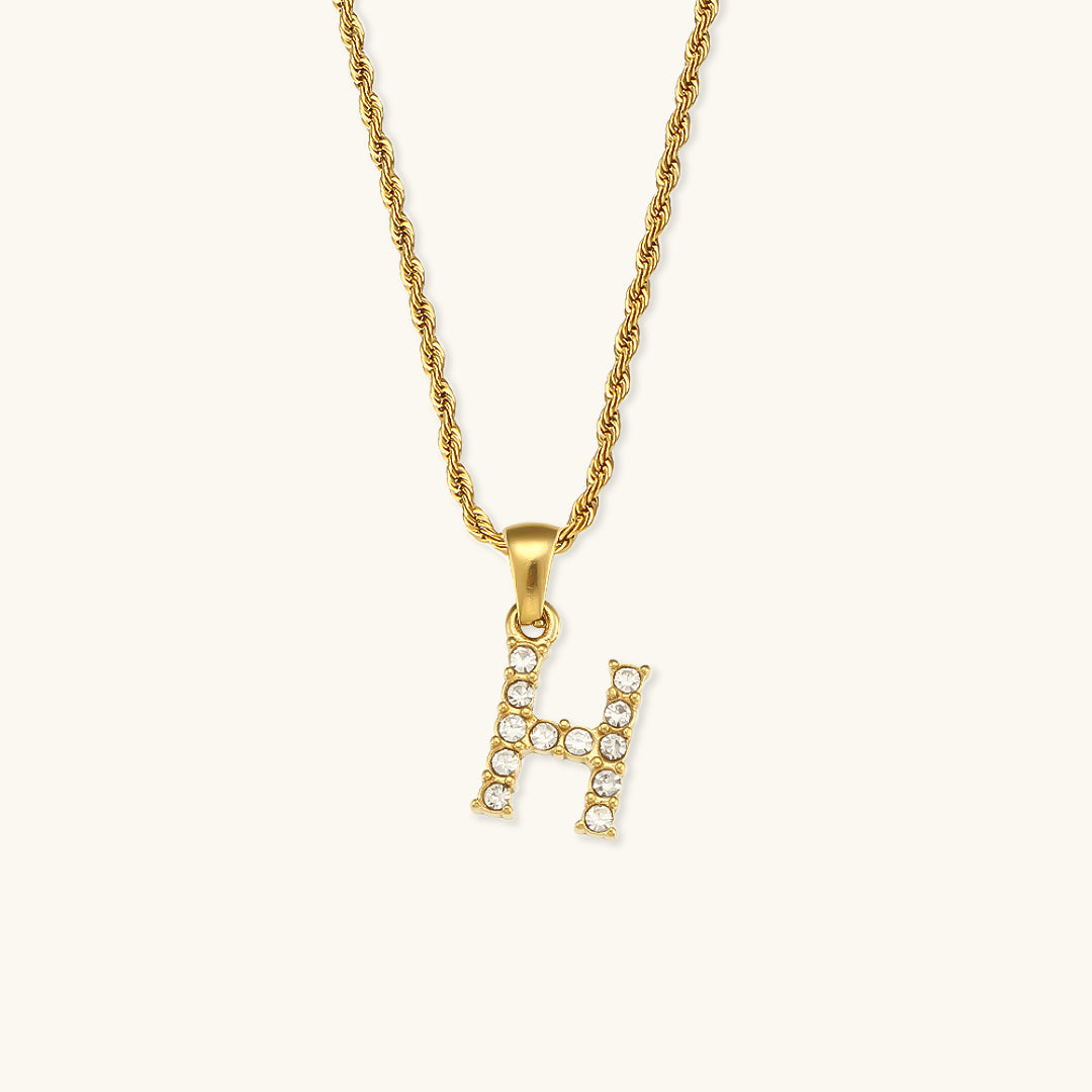 Maeve - Diamantkette mit Initialen