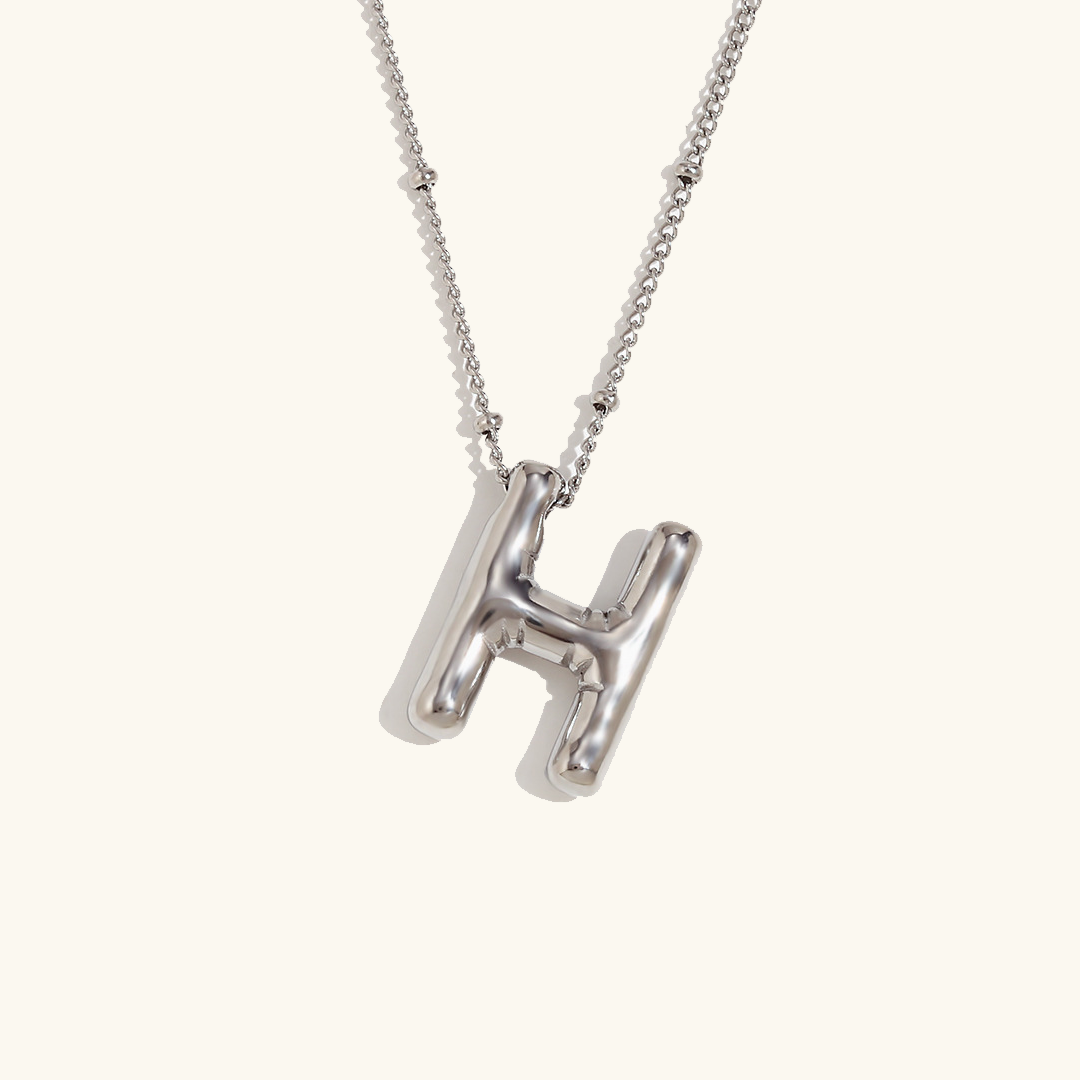 Goldenes Initialen-Halsband Balloon