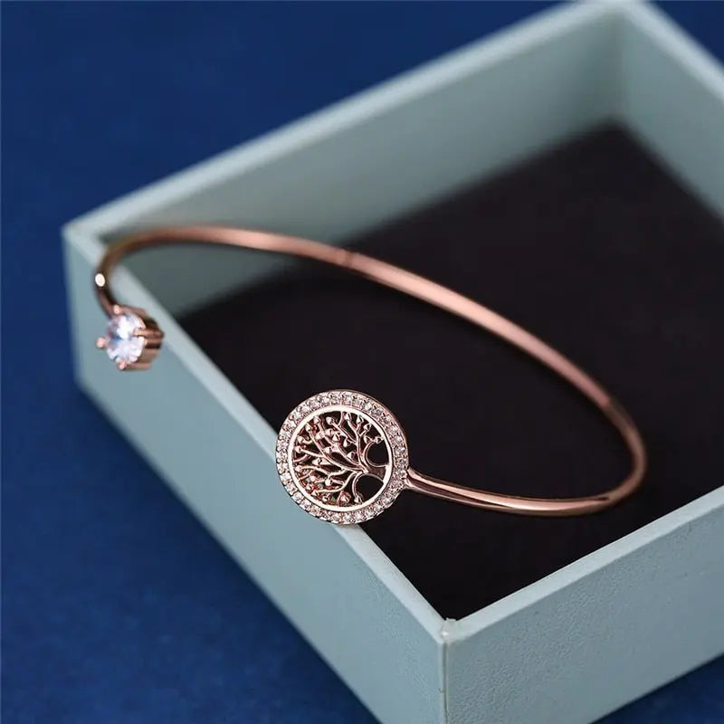 Aeriel – Verstellbares Armband mit Lebensbaum