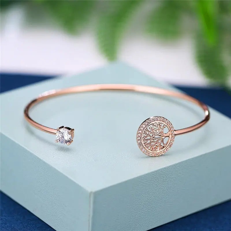 Aeriel – Verstellbares Armband mit Lebensbaum
