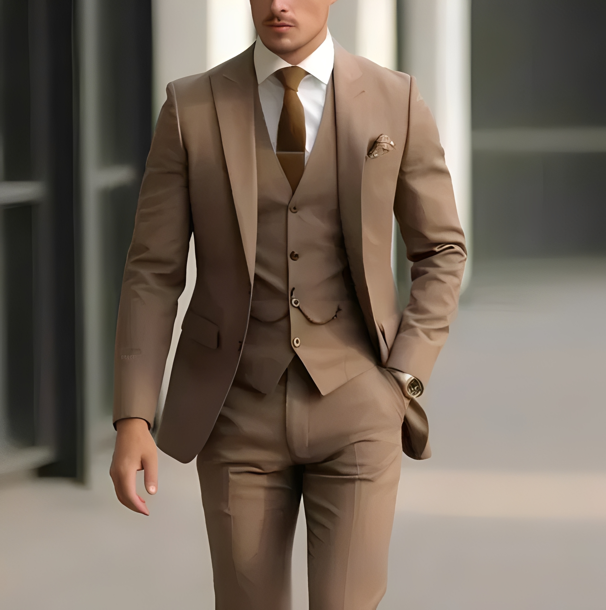 Abenner - Eleganter dreiteiliger Anzug