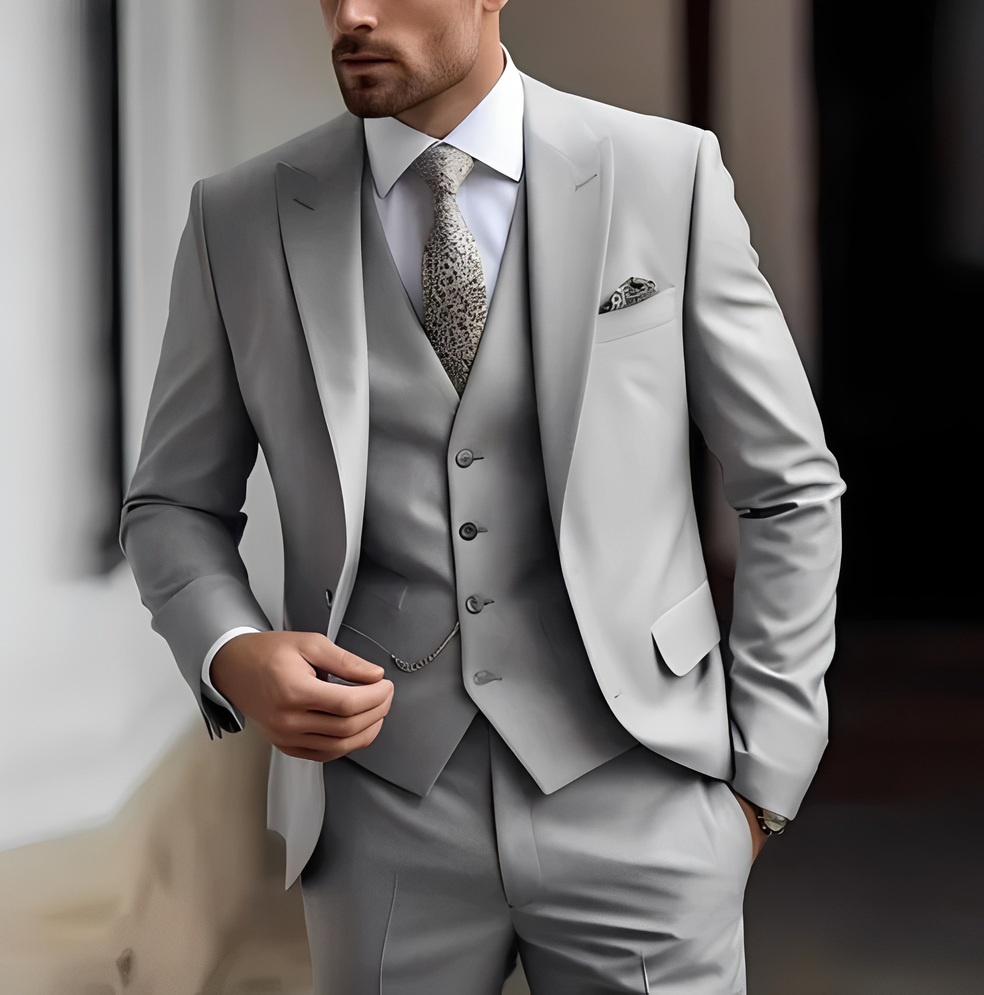 Abenner - Eleganter dreiteiliger Anzug