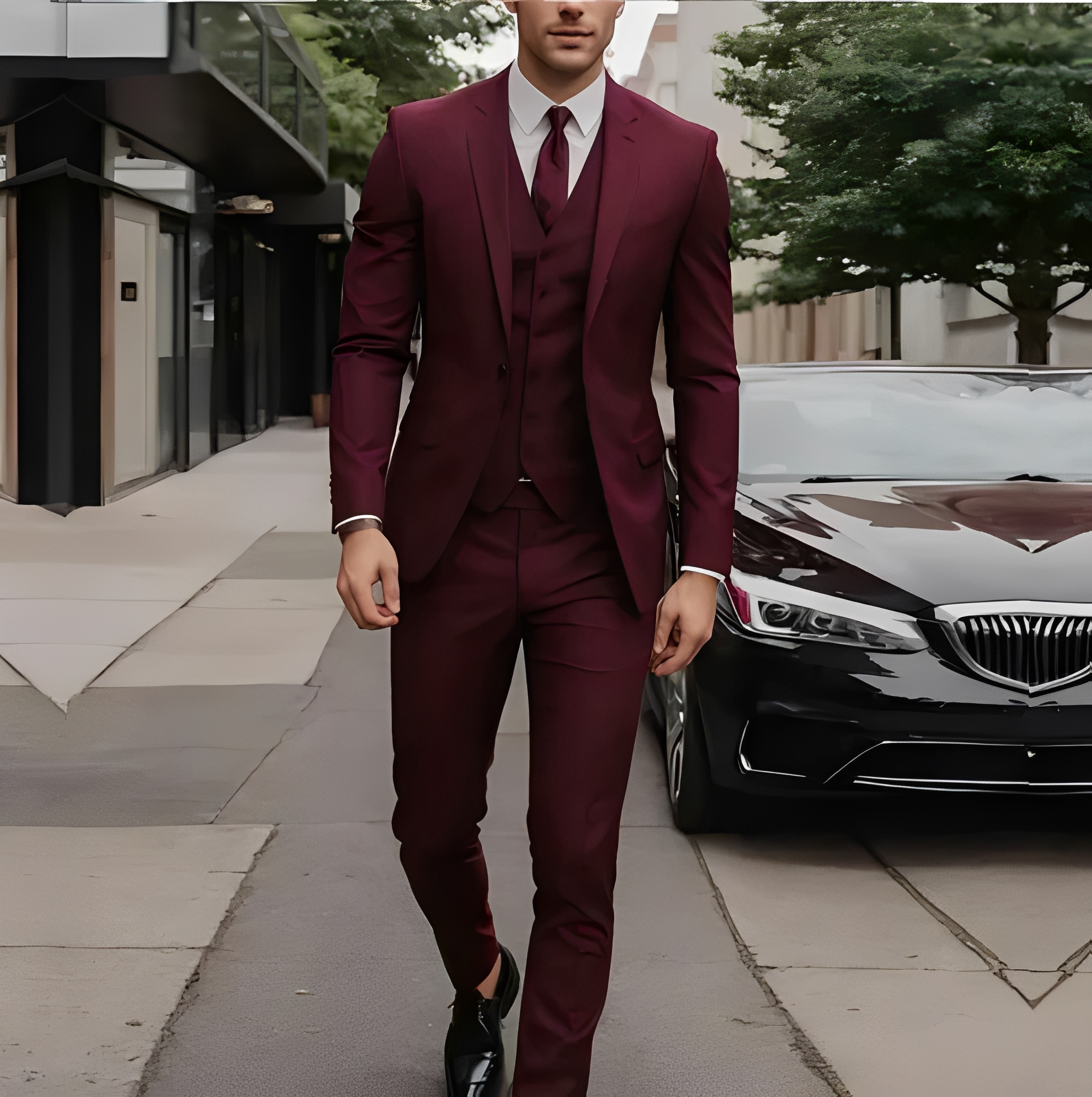 Abenner - Eleganter dreiteiliger Anzug