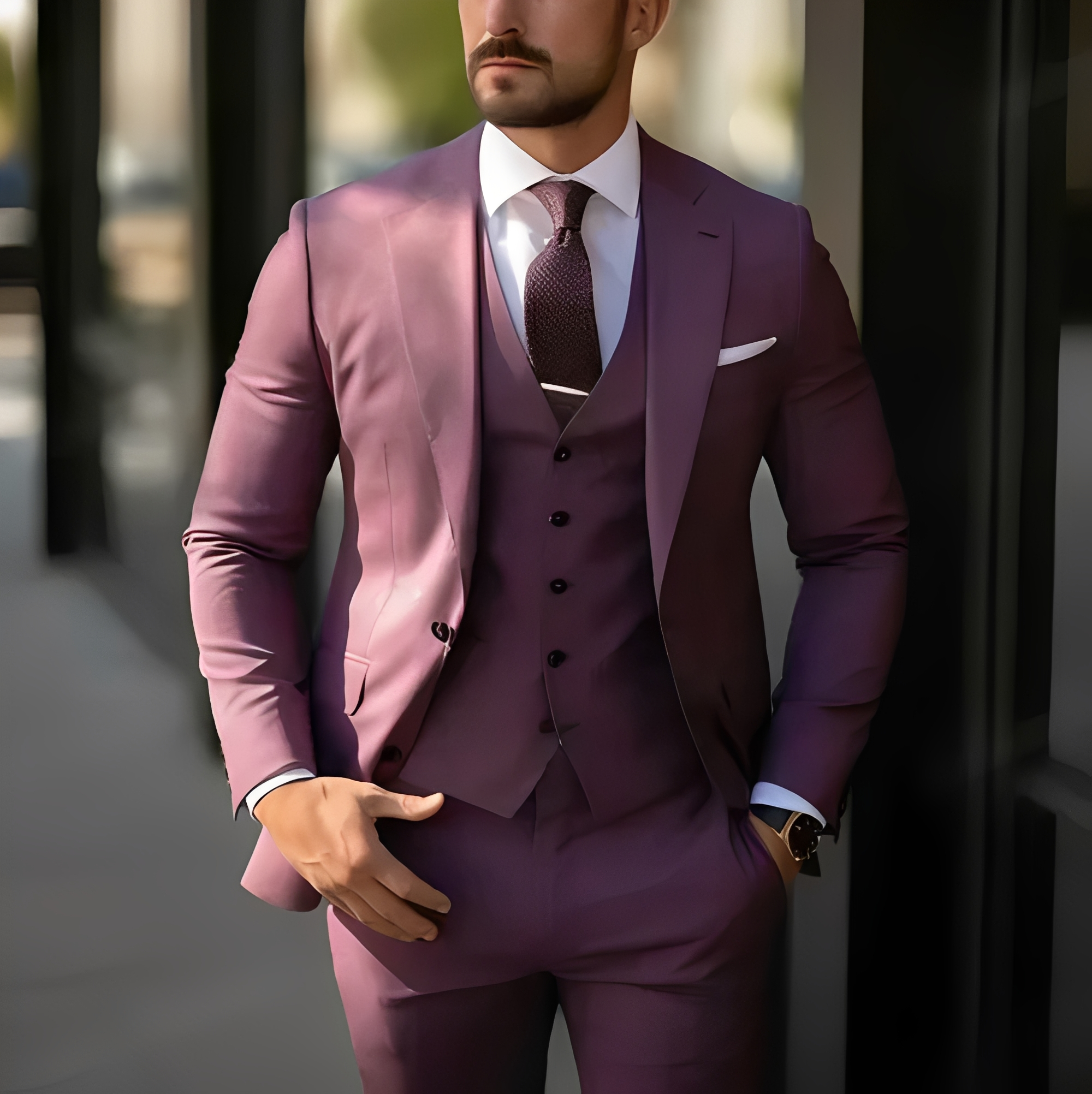 Abenner - Eleganter dreiteiliger Anzug