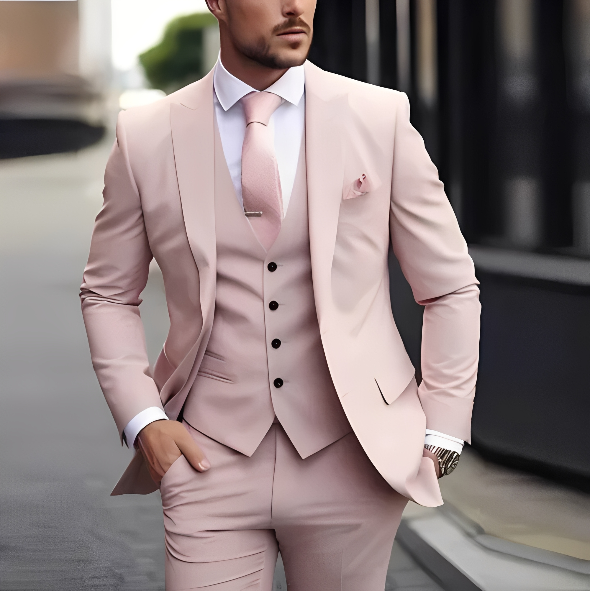 Abenner - Eleganter dreiteiliger Anzug