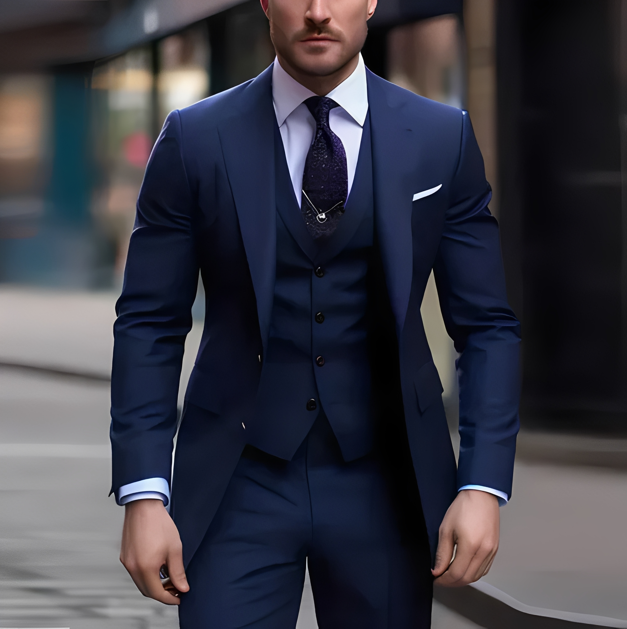 Abenner - Eleganter dreiteiliger Anzug