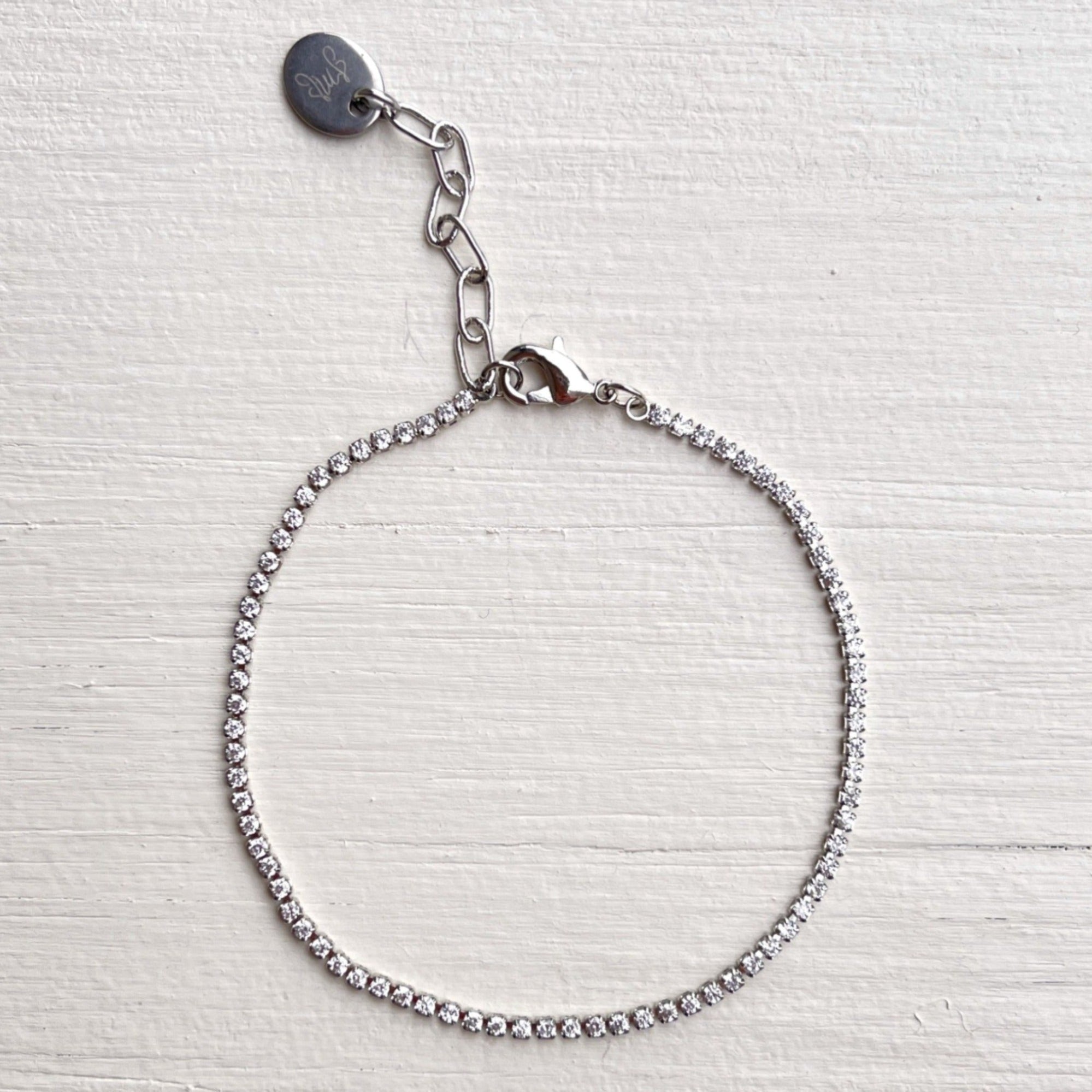 Mini-Kristall-Tennisarmband