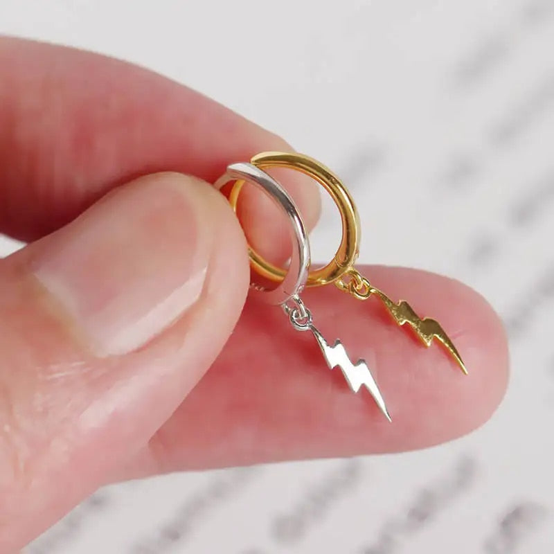Lightning Hoop-Ohrringe - Blitz-Ohrringe