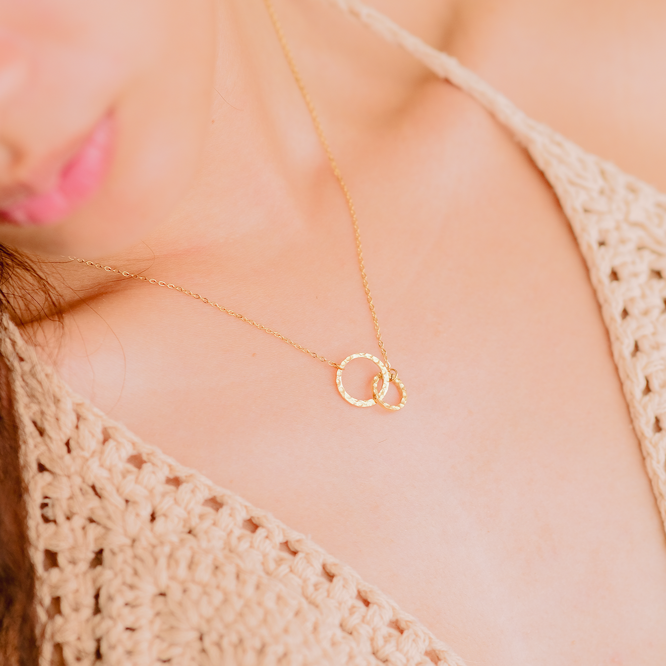 Isabelle - Goldringkette